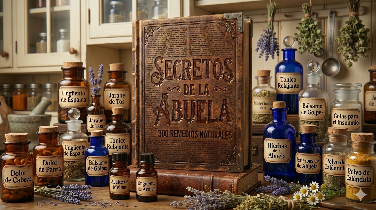 SECRETOS DE LA ABUELA™: 300 REMEDIOS NATURALES Y 4 BONOS POR HOY